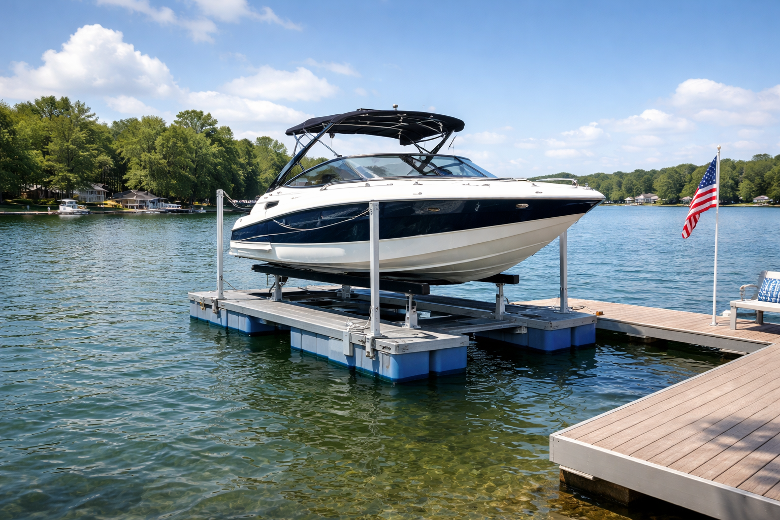 floating boat lift